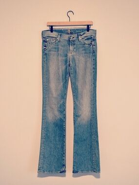 7 FOR ALL MANKIND Bootcut Jeans Light Blue Women's Size 29